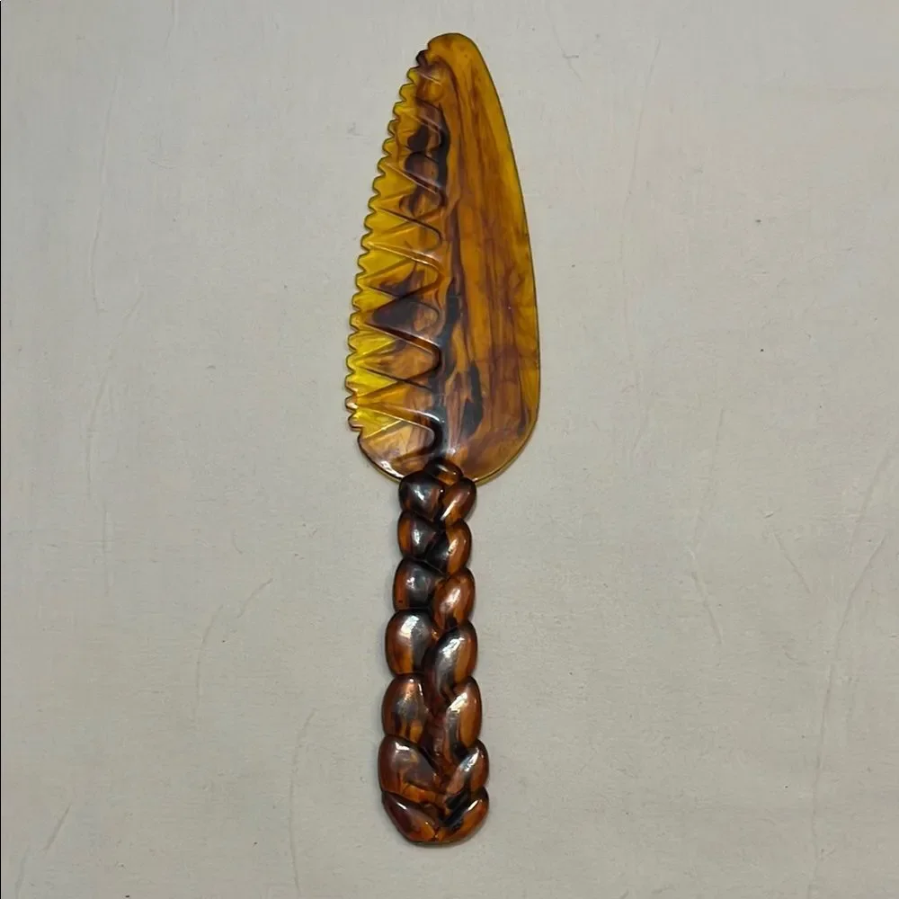 Amber and Brown Decorative Knife